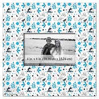 Miami Marlins 10'' x 10'' Floral Pattern Frame