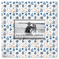 New York Mets 10'' x 10'' Floral Pattern Frame