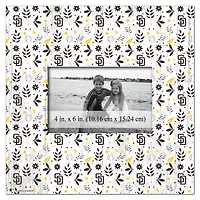San Diego Padres 10'' x 10'' Floral Pattern Frame