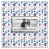 Philadelphia Phillies 10'' x 10'' Floral Pattern Frame