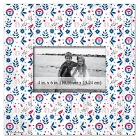 Texas Rangers 10'' x 10'' Floral Pattern Frame