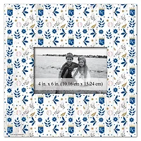 Kansas City Royals 10'' x 10'' Floral Pattern Frame