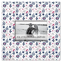 Minnesota Twins 10'' x 10'' Floral Pattern Frame