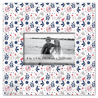New York Yankees 10'' x 10'' Floral Pattern Frame