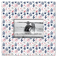 New York Yankees 10'' x 10'' Floral Pattern Frame