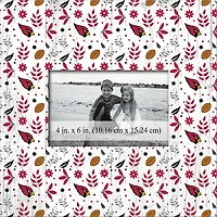 Arizona Cardinals 10'' x 10'' Floral Pattern Frame