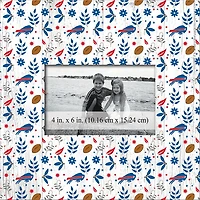 Buffalo Bills 10'' x 10'' Floral Pattern Frame