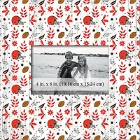 Cleveland Browns 10'' x 10'' Floral Pattern Frame