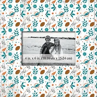 Miami Dolphins 10'' x 10'' Floral Pattern Frame