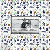 Seattle Seahawks 10'' x 10'' Floral Pattern Frame