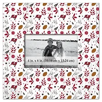 Tampa Bay Buccaneers 10'' x 10'' Floral Pattern Frame