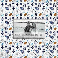 Tennessee Titans 10'' x 10'' Floral Pattern Frame