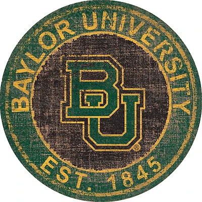 Baylor Bears 24'' Round Heritage Logo Sign
