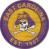 ECU Pirates 24'' Round Heritage Logo Sign