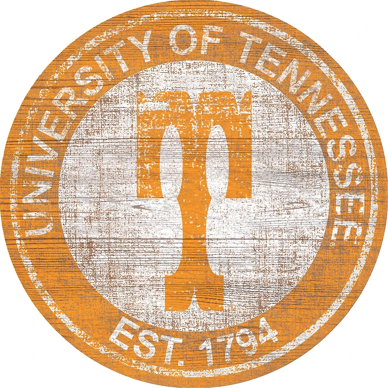 Tennessee Volunteers 24'' Round Heritage Logo Sign