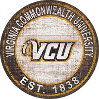 VCU Rams 24'' Round Heritage Logo Sign