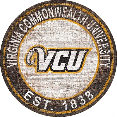 VCU Rams 24'' Round Heritage Logo Sign