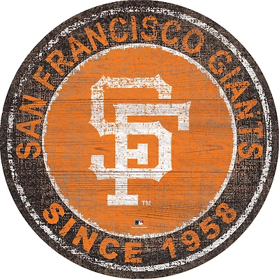 San Francisco Giants 24'' Round Heritage Logo Sign