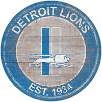 Detroit Lions 24'' Round Heritage Logo Sign