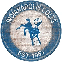Indianapolis Colts 24'' Round Heritage Logo Sign