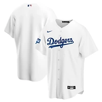 Men's Nike White Los Angeles Dodgers 2020 World Series Champions Home Patch Replica Team Jersey