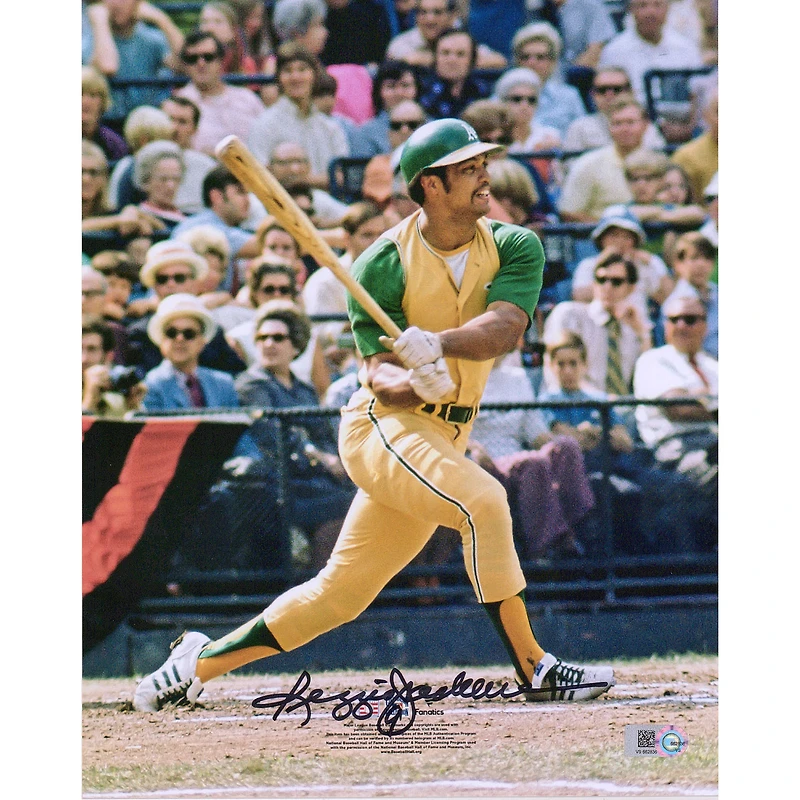 Reggie Jackson Athletics Autographed 8" x 10" Hitting Photograph