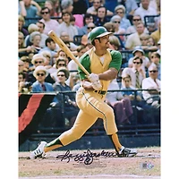 Reggie Jackson Athletics Autographed 8" x 10" Hitting Photograph