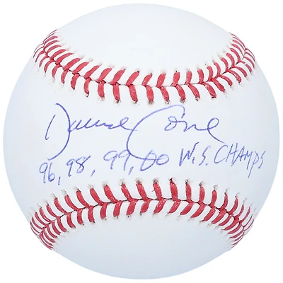 David Cone New York Yankees Autographed Baseball with "96989900 WS Champs" Inscription