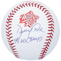 David Cone New York Yankees Autographed 1998 World Series Logo Baseball with "98 WS Champs" Inscription