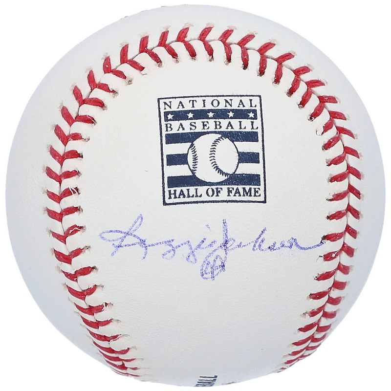 Reggie Jackson New York Yankees Autographed Hall of Fame Logo Baseball
