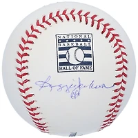 Reggie Jackson New York Yankees Autographed Hall of Fame Logo Baseball