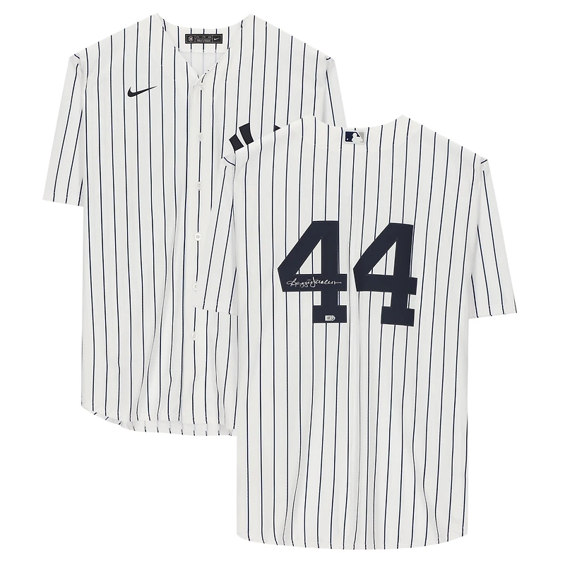 Reggie Jackson New York Yankees Autographed White Nike Replica Jersey