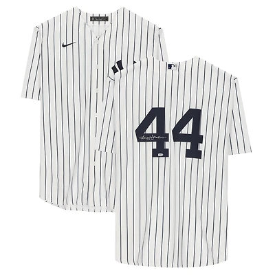 Reggie Jackson New York Yankees Autographed White Nike Replica Jersey
