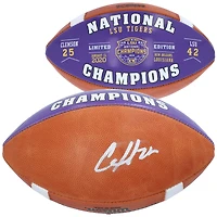 Clyde Edwards-Helaire LSU Tigers Autographed Wilson 2019 College Playoff National Champions Football