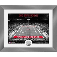 Highland Mint Ohio State Buckeyes 13'' x 16'' Art Deco Stadium Silver Coin Photo Mint