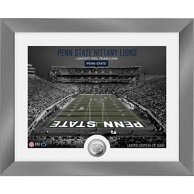 Highland Mint Penn State Nittany Lions 13'' x 16'' Art Deco Stadium Silver Coin Photo Mint