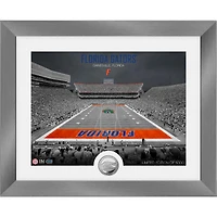 Highland Mint Florida Gators 13'' x 16'' Art Deco Stadium Silver Coin Photo Mint