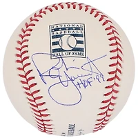 Robin Yount Milwaukee Brewers Autographed Hall of Fame Logo Baseball with "HOF 99" Inscription