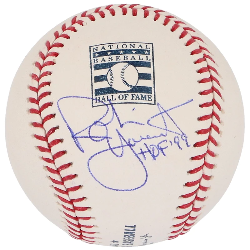 Robin Yount Milwaukee Brewers Autographed Hall of Fame Logo Baseball with "HOF 99" Inscription
