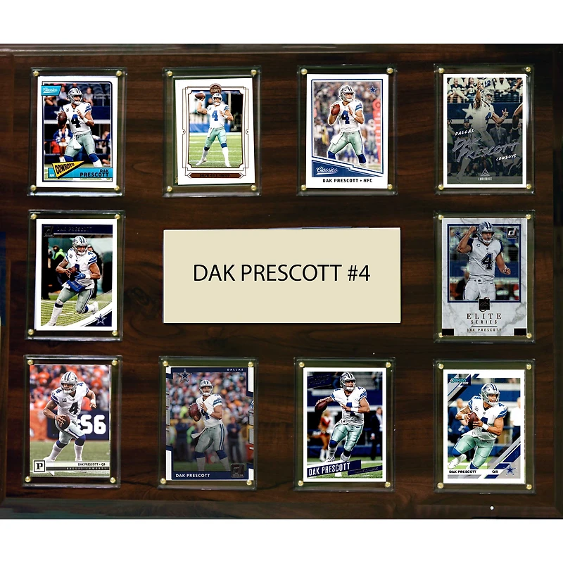 Dak Prescott Dallas Cowboys 15'' x 18'' Plaque