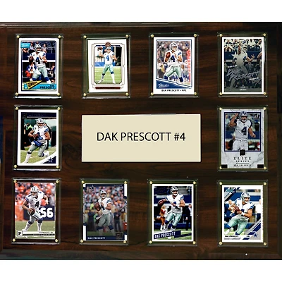 Dak Prescott Dallas Cowboys 15'' x 18'' Plaque