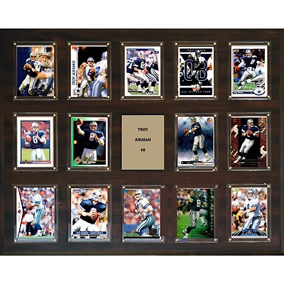 Troy Aikman Dallas Cowboys 15'' x 18'' Plaque