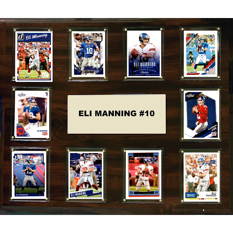 Eli Manning New York Giants 15'' x 18'' Plaque