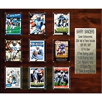 Barry Sanders Detroit Lions 15'' x 18'' Plaque