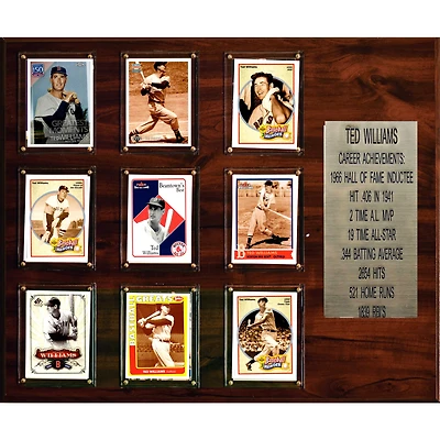 Ted Williams Boston Red Sox 15'' x 18'' Plaque