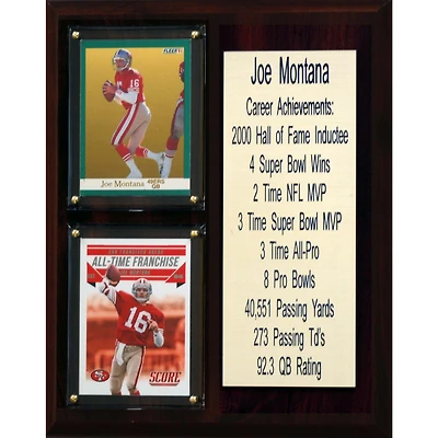 Joe Montana San Francisco 49ers 8'' x 10'' Plaque