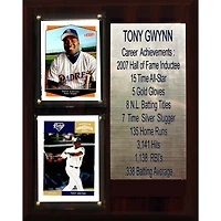 Tony Gwynn San Diego Padres 8'' x 10'' Plaque