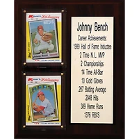 Johnny Bench Cincinnati Reds 8'' x 10'' Plaque