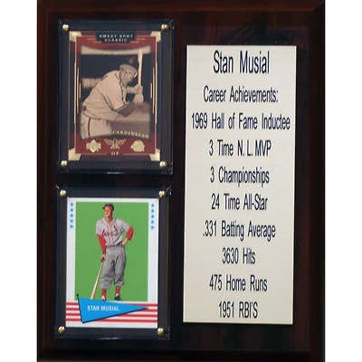 Stan Musial St. Louis Cardinals 8'' x 10'' Plaque