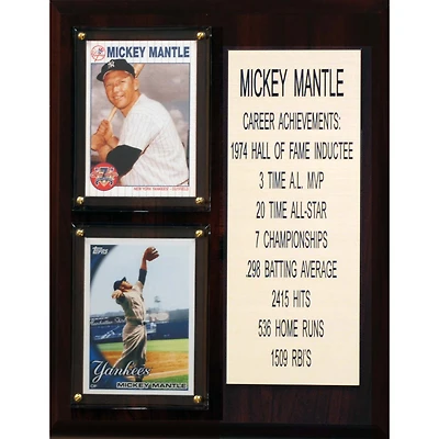 Mickey Mantle New York Yankees 8'' x 10'' Plaque